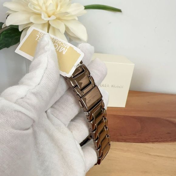 NWT Michael Kors Blair Chronograph Brown Stainless Steel Watch MK6764 - Picture 6 of 8